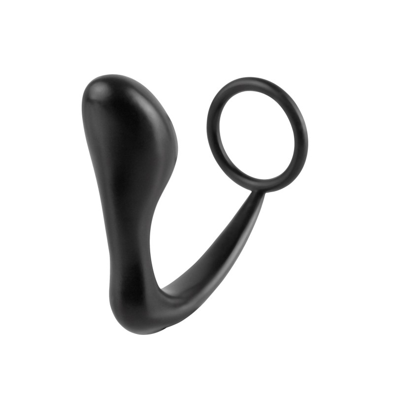 Plug-ASS-GASM COCKRING PLUG BLACK